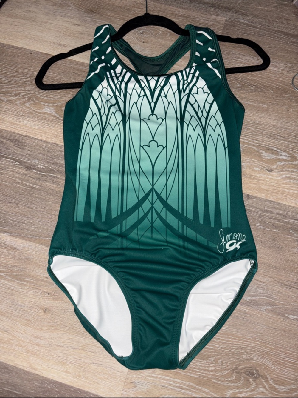 Simone Green Graphic Woman’s' Leotard